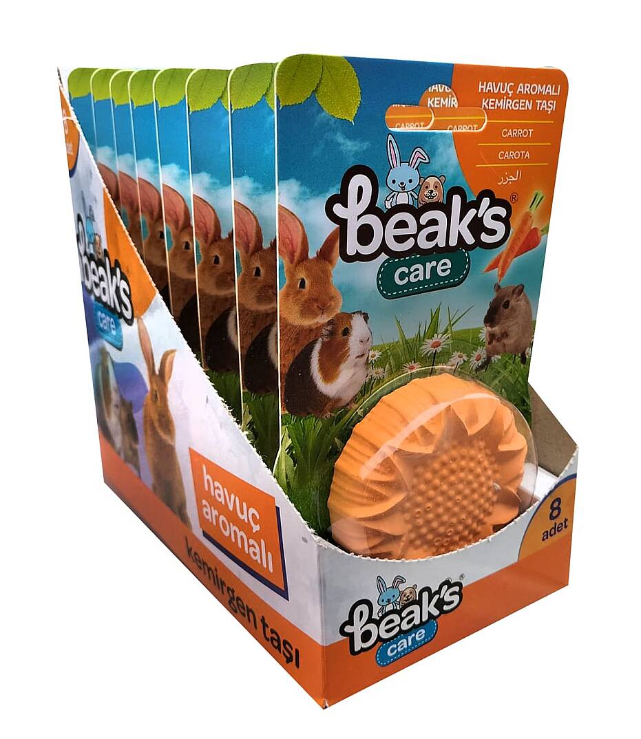  Beaks Havuç Aromalı Kemirgen Taşı 8 Adet - 2