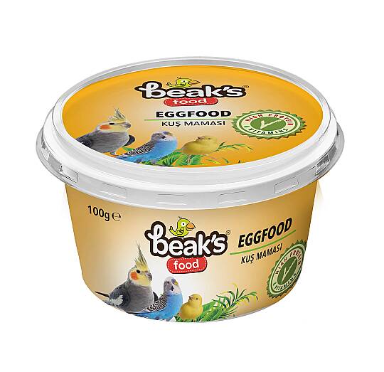 Beaks Kuş Maması 100 G Yumurtalı 4 Adet